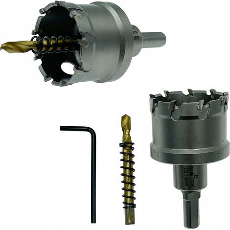 Scie cloche en carbure Falon-Tech 45 mm pour métal, inox, aluminium et bois