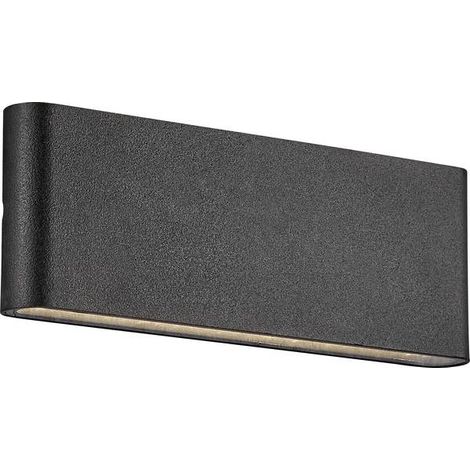 Nordlux  Kniver 2118181003 Lampada da parete per esterno ERP: E (A - G) LED (monocolore) LED a montaggio fisso Nero