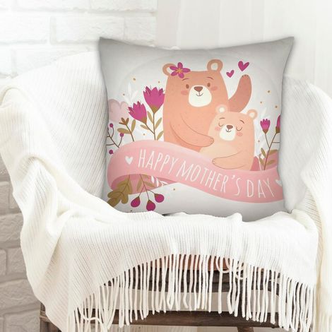 Housse de coussin carrée standard 45x45cm doux et respirant pour mariage la saint-valentin