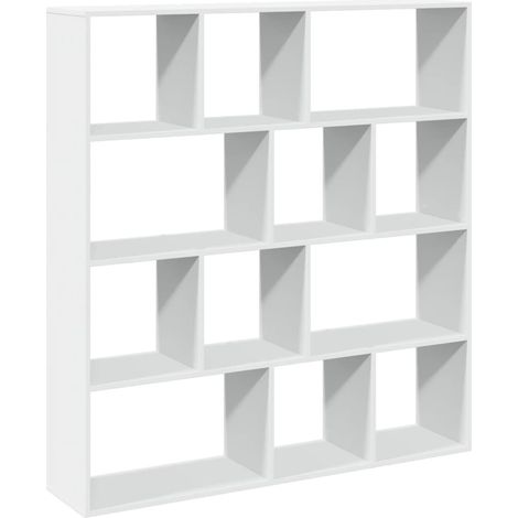 Maison Exclusive - Libreria Bianca 132x29x141,5 cm in Legno Multistrato