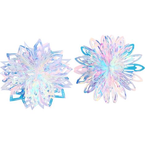 2 Pièces Ornements de Fleurs de Noël Arbre de Noël Fleur Guirlande Artificielle Couronnes de Décoration Suspendue pour de Mariage Fournitures de Fête de (1/5)