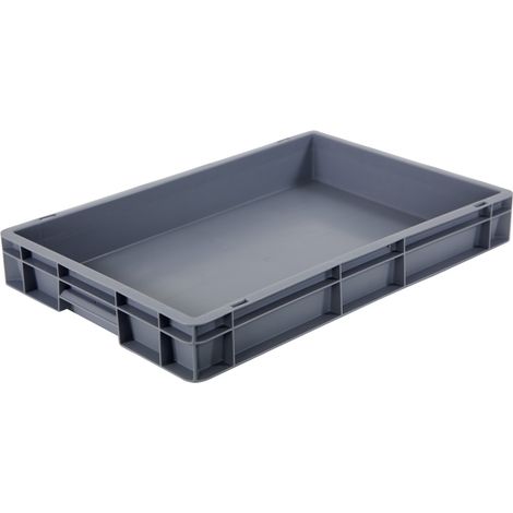 Novap – Bac de rangement gerbable 12L – Dimensions 600x400x75 mm – Polypropylène alimentaire – Norme européenne – 5061084