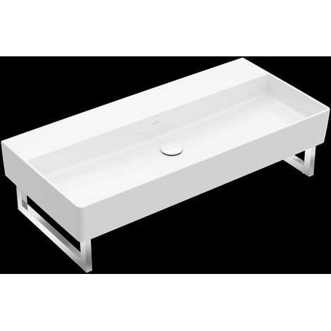 Lavabo mural Memento 2.0 de Villeroy & Boch, sin agujero para (1/2)