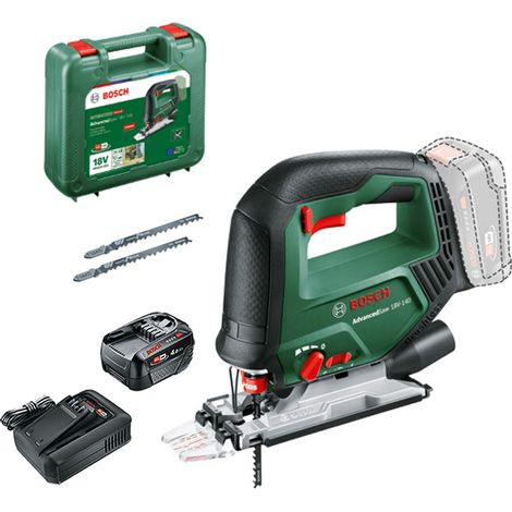 Bosch 0603013002 18v Brushless Cordless Jigsaw AdvancedSaw 18V-140 - 1 x 4.0AH