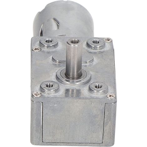 Moteur à engrenages à vis sans fin DC 12V réversible 2W, vitesse variable 300 tr/min, avec support, alimentation et câble secteur norme australienne AC110V-240V, petit modèle lent et silencieux. (1/5)