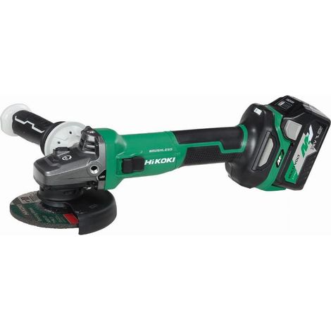 Smerigliatrice Ø125mm 36V Brushless con interruttore autobloccante - Velocità variabile- HIKOKI -G3613DVEWQZ