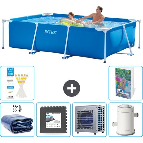 Rechteckiger Frame Pool - 260x160x65 cm - 7-teilig  S16 (1/5)