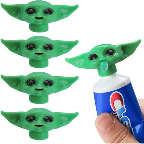 Distributeur de dentifrice 4 pièces, pompe à dentifrice mural pour enfants et adultes, bouchon doseur pour fans de Star Wars, accessoire salle de bain pratique (1/5)