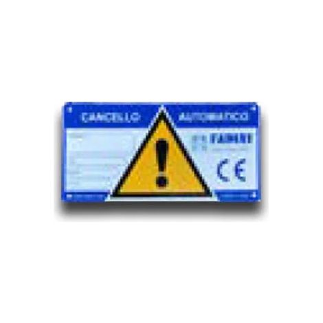 fadini plaque signalétique 2127l (1/3)