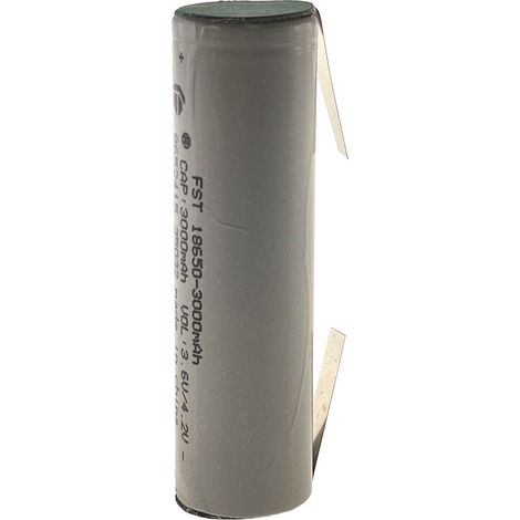 Bateria Pila Recargable 18650 3000mah 3.6v Con Lengueta Para Soldar