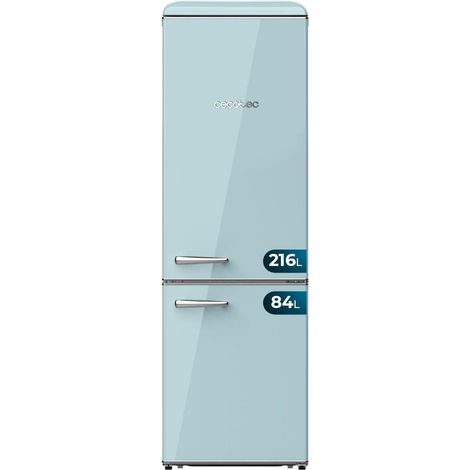 Kombinierter Kühlschrank Cecotec Rétro 300 Liter blau
