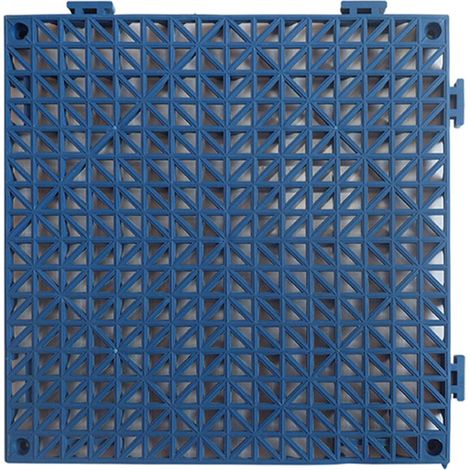 Tapis en PVC épais et antidérapant,-30x30cm Bleu marine épaissi (1/5)