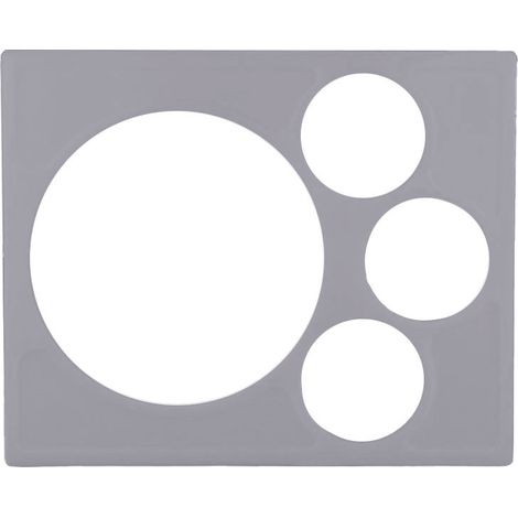 Porte saladier de 38 cm et 3 petits pots - 65.5 x 56 cm - Cambro