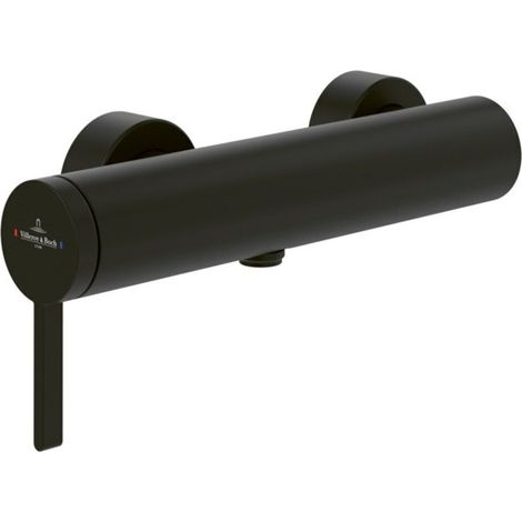 V&B Einhebel-Duscharmatur Dawn m Rückflussschutz, Wandmont., matt black (1/2)