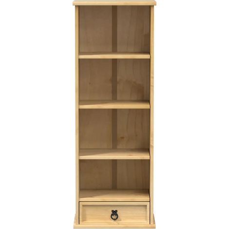 vidaXL CD-Regal Corona aus massiver Kiefer 40x30x110 cm