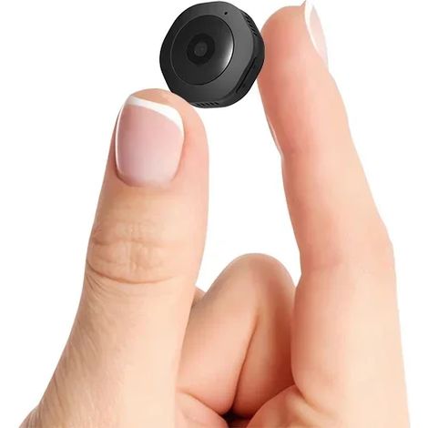 (Carte non incluse) Mini caméra cachée HD 1080P avec fonctions d'enregistrement vidéo et audio, adaptée à une utilisation à domicile et au bureau. (1/5)