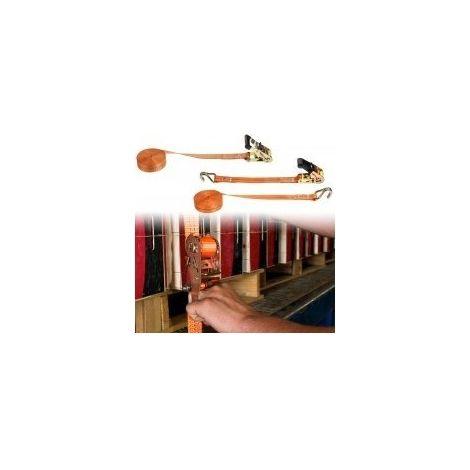 Zurrgurt mit festen Fingerhaken 6 m x 35 mm - Outifrance