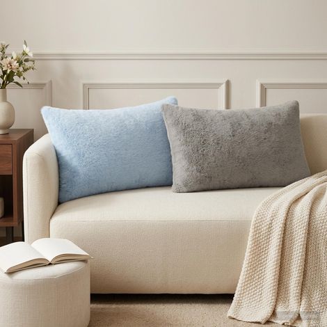 vidaXL Funda de almohada 6 uds. HEERLEN Azul Claro 50 x 75 cm (1/5)