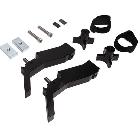 Kit de supports de levage pour lit en aluminium noir TTBM 100, compatible Tacoma 2005‑2021 (1/5)