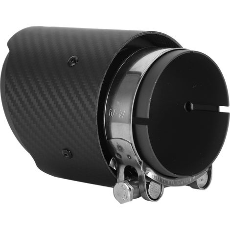 Admission en fibre de carbone de 80 mm, échappement de 101 mm, tuyau d'échappement droit mat adapté aux Mazda CX5 et CX4 (noir mat). (1/5)