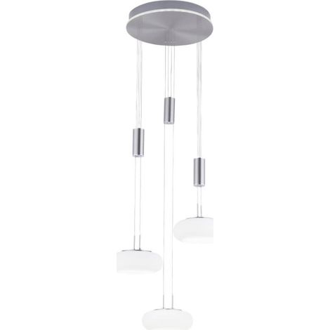 Lampe suspendue 3 lumières Q-Etienne rond en métal - 2078-55 (1/3)