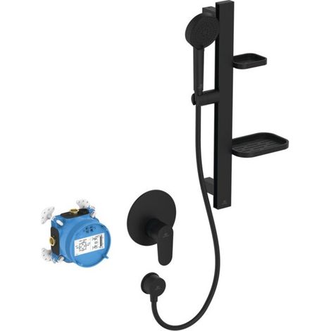 Ideal Standard BE127XG Pack de robinetterie Alu+ Noir soyeux (1/5)