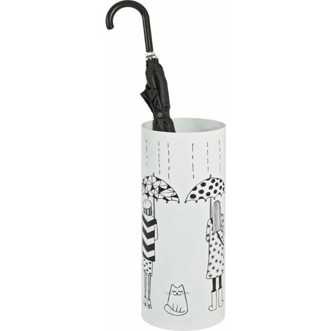 Porte-Parapluie Déco "Carmen" 45cm Blanc (1/2)