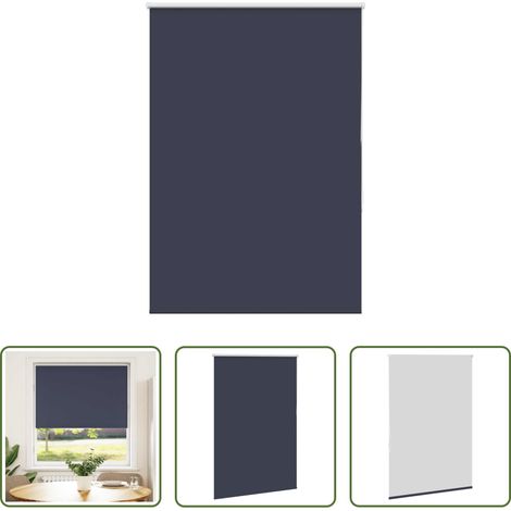 vidaXL Lichtschutz - Verdunkelungsrollo Marineblau 100x175cm Stoffbreite 95,7cm (1/5)