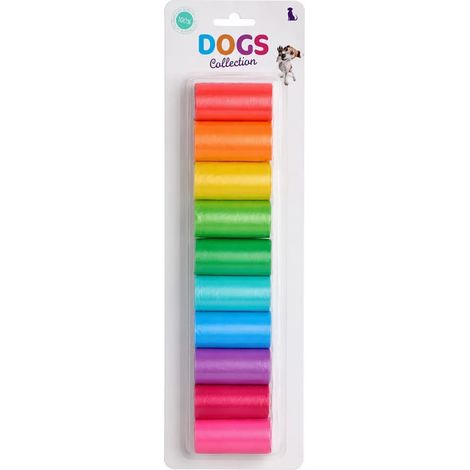 Lot de 240 Sachets à Crottes pour Chien - 12 Rouleaux Résistants et Étanches