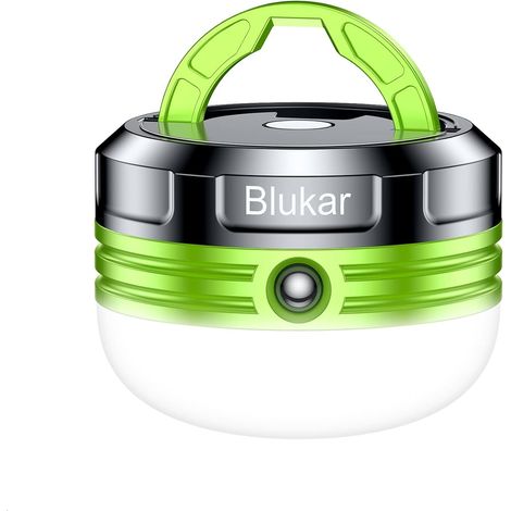 QAZQA Lanterne Camping, Lampe de Camping LED Portable Eclairage Camping Etanche, 3 Modes d'éclairage & Aimant Puissante Lumières de Tente pour Camping/Pêche/Coupure de Courant (3 Piles AA Inclus) (1/5)