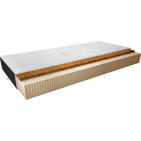 Matelas ferme 12cm en latex Diva - Soulagement optimal des maux de dos-80x200 (1/2)