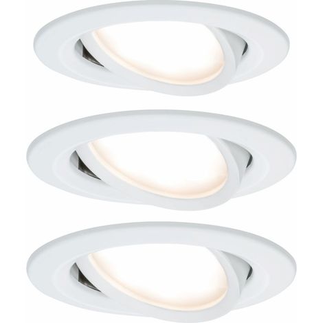 Paulmann 93449 Nova Einbauleuchte 3er Set LED LED 18 W Weiß (matt) (1/3)