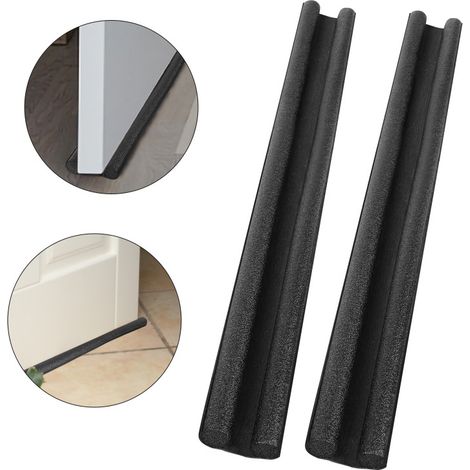 SWANEW SEAL SEAL 2X SEAL STACK ISOLAGGIO ISOLORE 93 CM Isolamento della porta attraverso la porta del tiraggio nero (1/5)