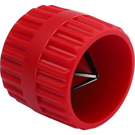 Ebavureur Cuivre, Ebavureur Multicouche Universel avec Lames en acier trempé Lame Durable pour Tuyaux en Cuivre Aluminium Laiton PVC Xtérieur 5mm-38mm Interieur: 3mm-38 mm (1/4)