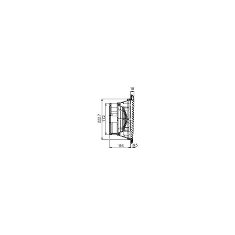 Ventilatore 302 m3/h 230V 7035 - NSYCVF300M230PF