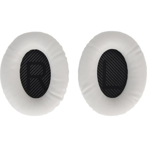 Ersatz-Ohrpolster aus weichem Proteinleder mit Memory-Schaum für die Kopfhörer QC35, QC25, QC15, QC2, AE2i und AE2W – Grau (1/5)