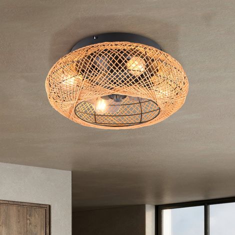 [GEBRAUCHT] B-Ware Reality Leuchten Deckenventilator Lillesand mit Licht leise Ø 50 cm Ventilator (1/2)