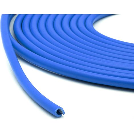 Autotürkantenschutzleiste 5M PVC - Schalldämmung und Abdichtung BLAU (1/5)