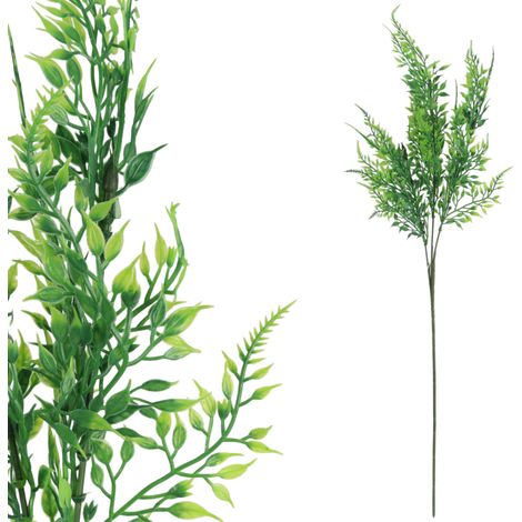 Aggiunta di un ramo artificiale di bosso alla composizione, verde, 64 cm (1/5)