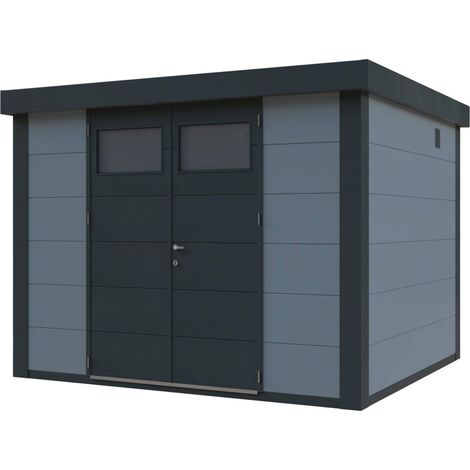 Caseta Metalica Jardin Novo Habitat Nh8 Gris Claro (1/5)