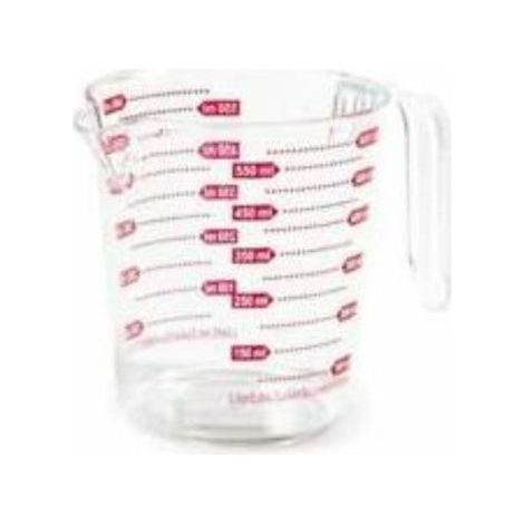 JARRA MEDIDORA PLASTICO 0,6L.