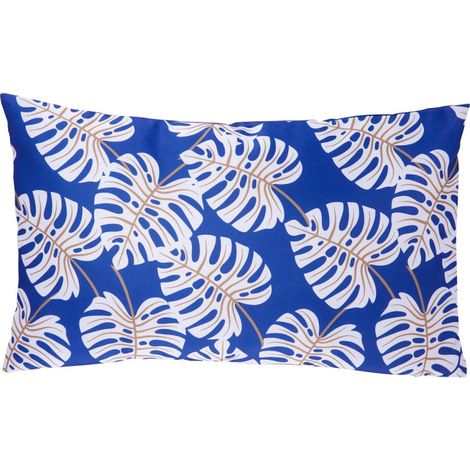 Housse de Coussin Extérieur "Falla" 30x50cm Bleu Indigo (1/5)