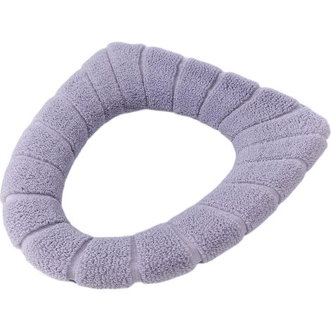 Coussin de toilette épais et portable, tricoté, chaud et lavable, universel (1/5)