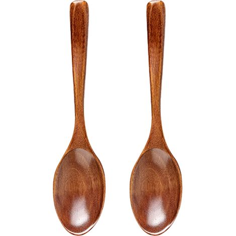 Ensemble de cuisine en bois pour mélanger salades et soupes, ustensiles de cuisine antiadhésifs, louche de service. (1/5)