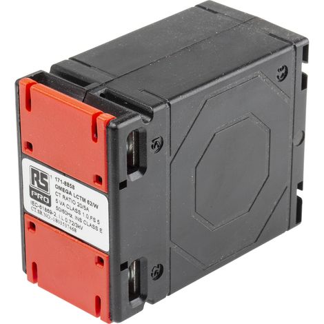 Transformateur de courant RS PRO, 20A, 5 A, 20:5, type A clipser ( Prix pour 1 ) (1/3)