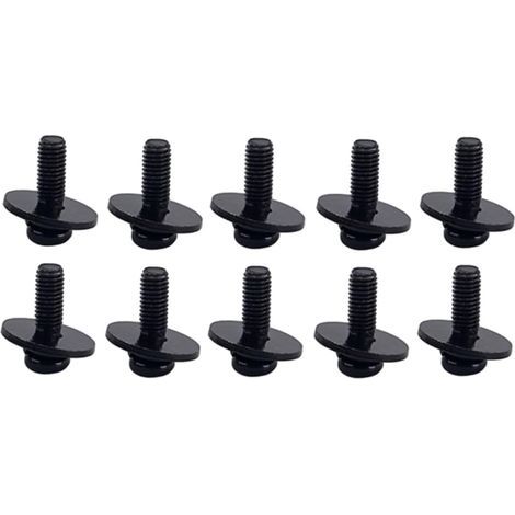 Pièces De Batterie Essentielles - 10 Vis De Montage Pour Pattes De Batterie Jeu De Vis Et Rondelles De Montage En Rack (1/4)