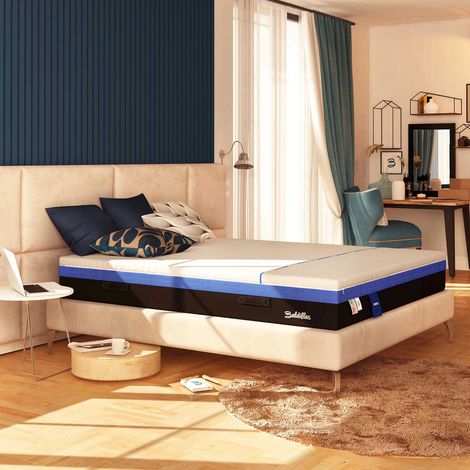 Baldiflex Materasso 3000 Molle e Memory 5 cm Hybrid Super Bros misura 85x190 cm