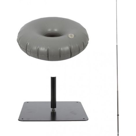 Kit complet mât de 3m50, socle métal et bouée de lestage pour drapeau INTERFLAG® (1/4)