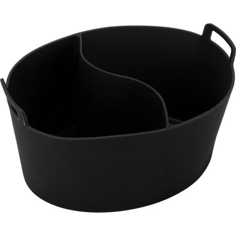 Doublure de mijoteuse en silicone alimentaire étanche, réutilisable et résistante à la chaleur, noire (1/5)