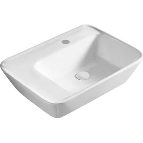 LAVABO DI APPOGGIO Mod LA44 Sanitari Ceramica LINPHA 57.5x44 Lavandino Bianco